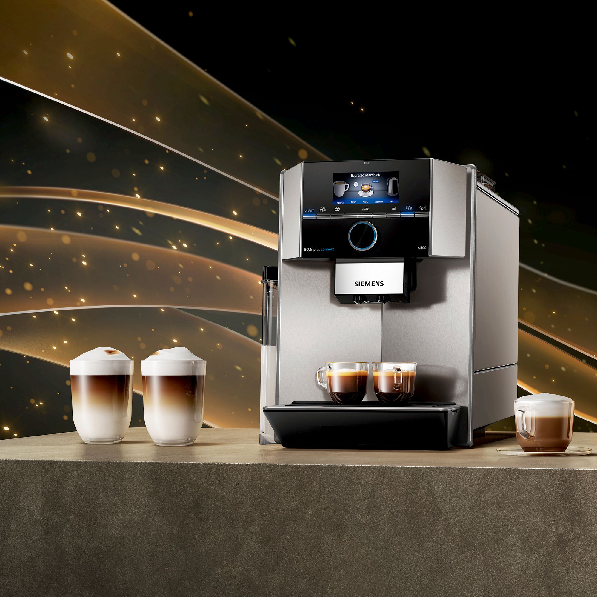 Siemens helautomatisk kaffemaskin EQ.9 Plus TI9553X1RW - Noga Utvalt Billiga